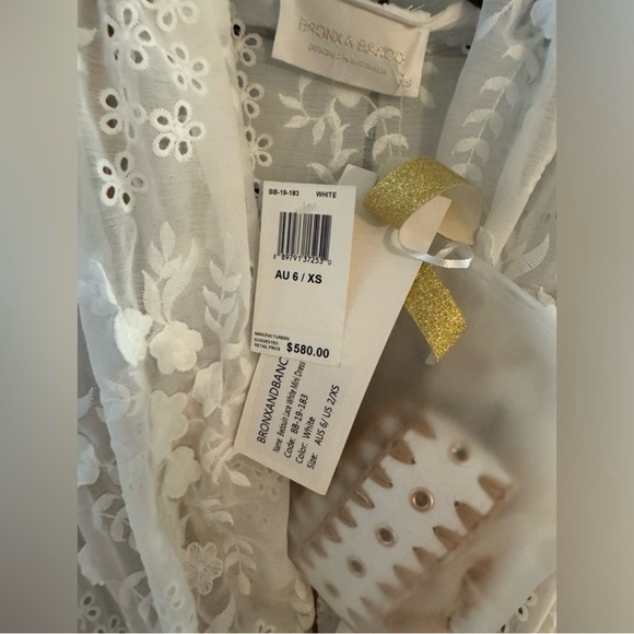 Bronx and Banco Tiered Floral Embroidered Dress - Picture 10 of 10